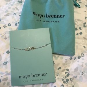 Maya Brenner “Love” bracelet